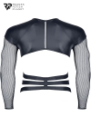 T-shirt harnais wetlook et maille - Regnes T-shirt harnais wetlook et maille - Regnes