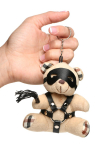 Porte-cls Teddy Bear BDSM avec martinet