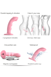 Vibro Tapping dildo wave rose - Strap on Me Vibro Tapping dildo wave rose - Strap on Me